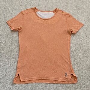 On Running Women's Orange Comfort T Athletic Top
